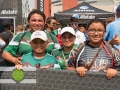 Allstate celebrates with fans outside The Goergia Dome before the 2015 CONCACAF Gold Cup semi-finals