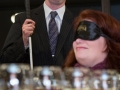 Don your mask for a blind tasting of Coppola wines at the Space Needle in Seattle