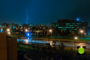 Lighting Storm in Toronto