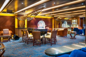 The Schooner Bar - One of the many lounges on the Royal Caribbean Allure of the Seas