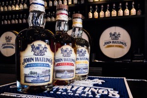 Bottles on display at the John Watling's Distillery in their tasting room at the Buena Vista Estate on Nassau