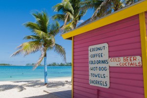 All of your essential needs are available beach-side on Junkanoo Beach in Nassau