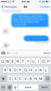 iOS 7 Messages only show the person's first name