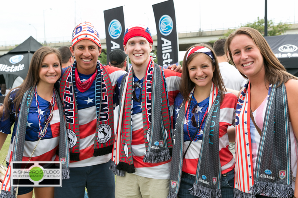 Sponsors of the US Men's National Team, Allstate Insurance entertained fans of the USMNT Soccer Team in a match at EverBank Field in Jacksonville in their friendly vs Nigeria in a lead-up for the 2014 World Cup. Event Photography ©2014 Ari Shapiro - AShapiro Studios.
