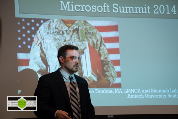 Chapter Leaders of Student Veterans of America descended on the Microsoft campus in Redmond, WA for their annual Leadership Summit.  Seattle Event Photography ©2014 Ari Shapiro - AShapiroStudios.com