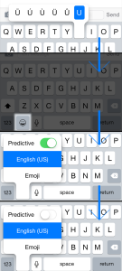 Turning off predictive text in iOS 8 can now be done with one finger from the keyboard! A Quick Tip from AShapiroStudios.com