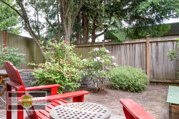 Large outdoor space in a Fremont Townhouse, listing soon.  Seattle Real Estate Photography ©2015 Ari Shapiro - AShapiroStudios.com