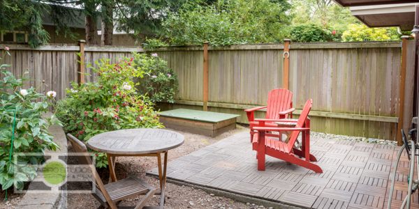 Large outdoor space in a Fremont Townhouse, listing soon.  Seattle Real Estate Photography ©2015 Ari Shapiro - AShapiroStudios.com