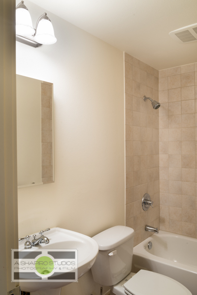 One of three en suite bathrooms in a Fremont Townhouse, listing soon.  Seattle Real Estate Photography ©2015 Ari Shapiro - AShapiroStudios.com