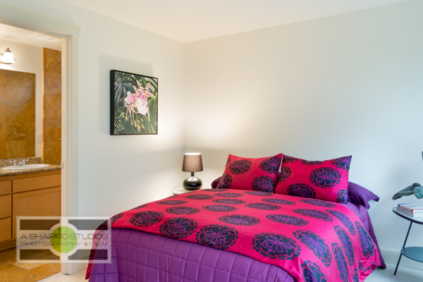 One of three bedrooms in a Fremont Townhouse, listing soon.  Seattle Real Estate Photography ©2015 Ari Shapiro - AShapiroStudios.com