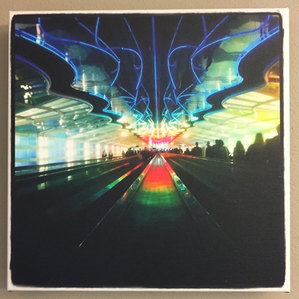 "Tunnel Through" - Photo by Ari Shapiro.  Canvas Print with wall hook, 1.5" Standout from wall. Measures 12" square. $15