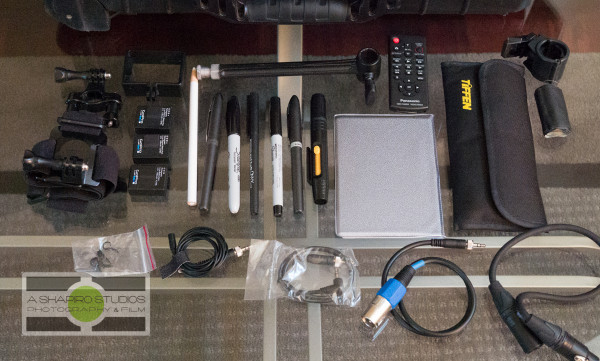 The video equipment I'll be using to shoot the CONCACAF Gold Cup in 2015.  Photography by Ari Shapiro - AShapiroStudios.com