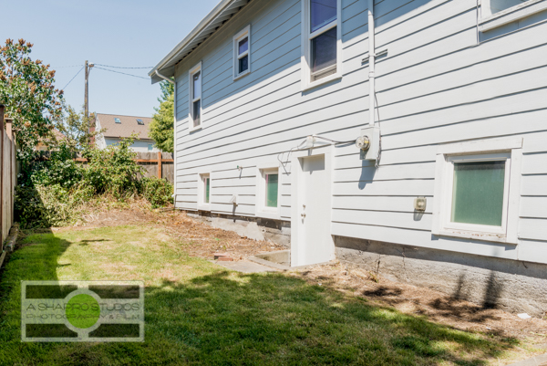 The backyard of a Ballard updated Craftsman house.  Seattle Real Estate Photography ©2015 Ari Shapiro - AShapiroStudios.com