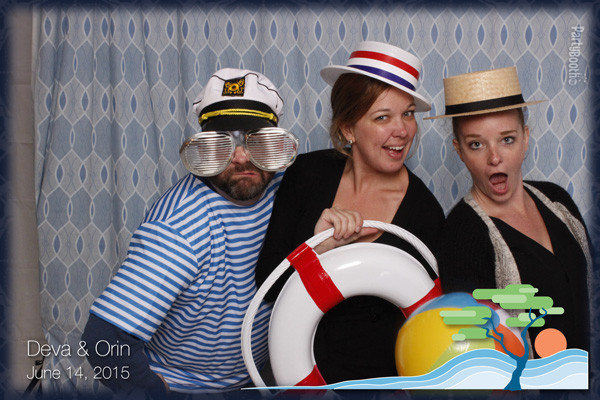 Friends from all corners of the globe joined Orin and Deva for their wedding in Seabrook on the Washington coast - and rocked the Seattle Photo Booth by PartyBoothNW!