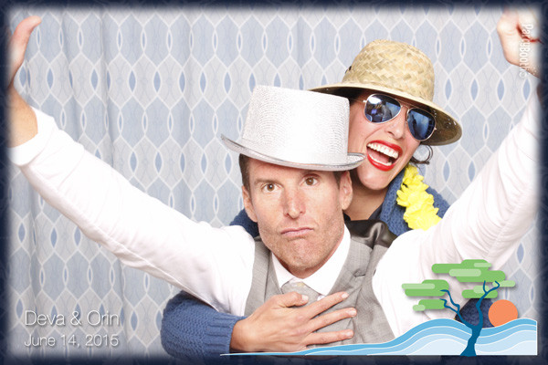 Friends from all corners of the globe joined Orin and Deva for their wedding in Seabrook on the Washington coast - and rocked the Seattle Photo Booth by PartyBoothNW!