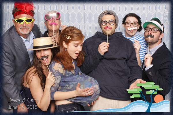 Friends from all corners of the globe joined Orin and Deva for their wedding in Seabrook on the Washington coast - and rocked the Seattle Photo Booth by PartyBoothNW!