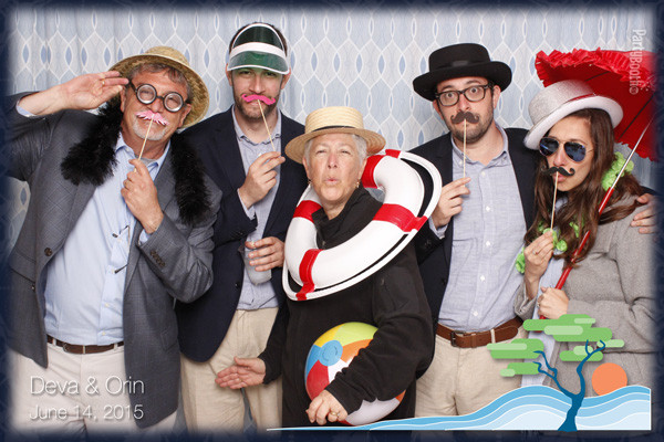 Friends from all corners of the globe joined Orin and Deva for their wedding in Seabrook on the Washington coast - and rocked the Seattle Photo Booth by PartyBoothNW!