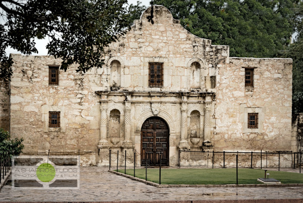 The Shrine - just one of many buildings at The Alamo compound.  Also, getting a photo of this building without any people in front of it is no easy task.  Travel Photography © 2015 Ari Shapiro - AShapiroStudios.com