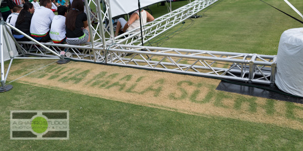 As temps In Phoenix soared, anything on the ground for more than a few moments left scorch marks in the grass.  Phoenix Event Photography ©2015 Ari Shapiro - AShapiroStudios.com