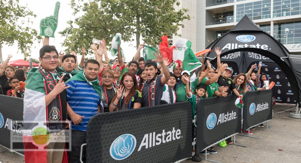 Fans pre-game were treated to a fan village - Futbol Fiesta - where they could meet soccer stars, win great prizes and celebrate with their fellow supporters. Houston Event Photography ©2015 Ari Shapiro - AShapiroStudios.com