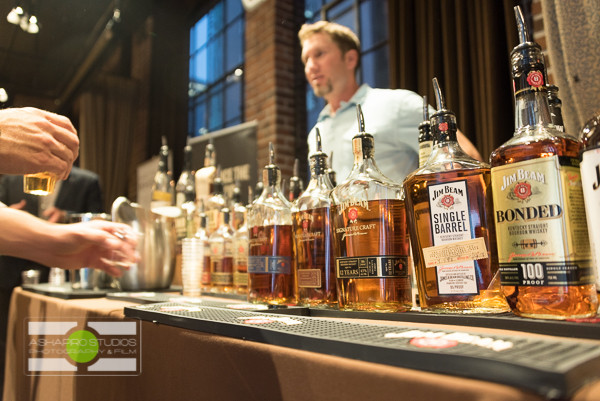 At Palace Ballroom in Seattle's Belltown neighborhood, bartenders, spirits trade professionals and other VIP guests were invited to a very special and exclusive event with ambassadors representing whiskies from around the world from the Beam Suntory family.  Seattle Event Photography @2015 Ari Shapiro - AShapiroStudios.com