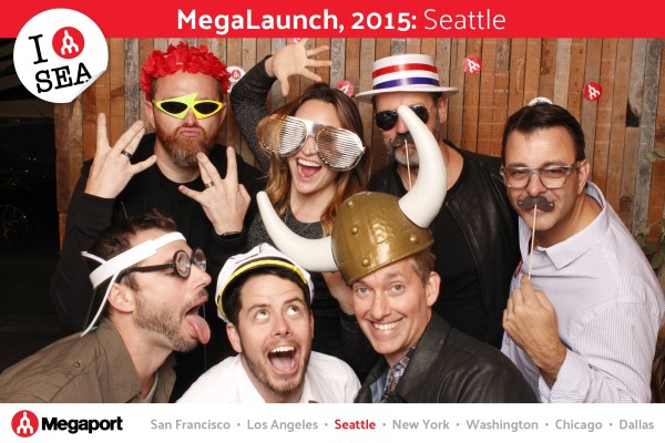As part of their US launch tour, Megaport - a tech startup that helps manage cloud computing - visited Seattle to throw a party! With great food, beats from Magnolia Rhapsody and some swag, guests also mingled with senior management of the company and have fun in a photo booth from PartyBoothNW. Other stops on the tour include San Francisco, Los Angeles, New York City, Chicago, Dallas, and Washington DC. Seattle Photo Booth Photos ©2015 Ari Shapiro - PartyBoothNW.com