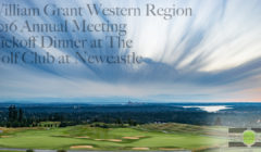 Managers from William Grant's Western Division along with senior company leadership, distributor partners and brand ambassadors joined at the Newcastle Golf Club outside Seattle for a kick-off dinner prior to company meetings in early July, 2016. Along with custom cocktails using the company's brands, the group enjoyed spectacular views and comradery. Seattle Corporate Event Photography ©2016 Ari Shapiro - AShapiroStudios.com