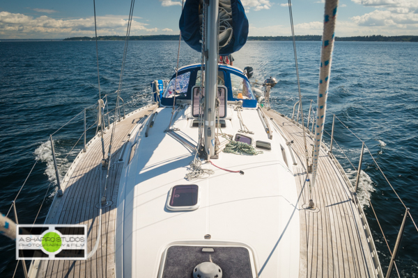 Sail aboard Epiphany - a 38' DoFour - from Seattle to the San Juan Islands. Photography ©2014 Ari Shapiro - AShapiroStudios.com