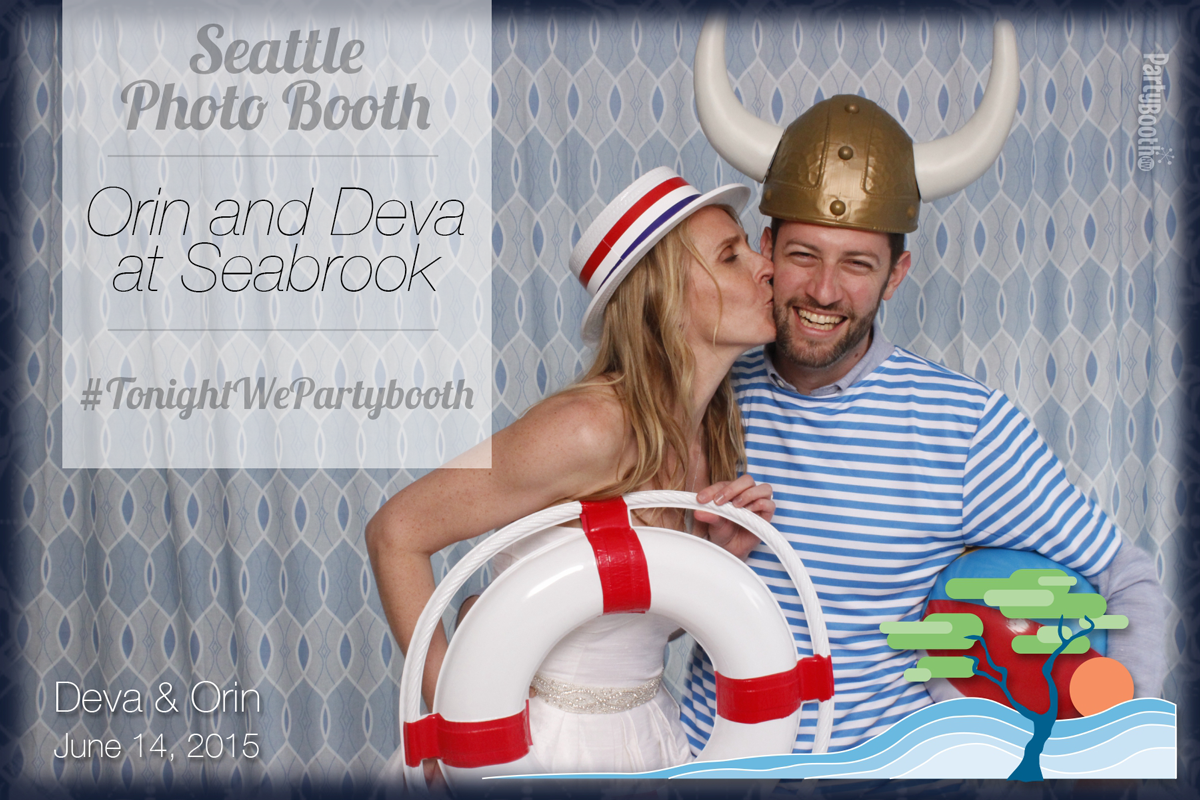 Seattle Photo Booth: PartyBoothNW with Orin and Deva
