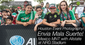 Envia Mala Suerte - The rally cry for fútbol/soccer fans at the Mexico Mens National Team match vs Honduras, Presented by Allstate - Official Sponsor of the Mexico MNT - at NRG Stadium in Houston, TX on July 1, 2015. Houston Event photography ©2015 Ari Shapiro - AShapiroStudios.com