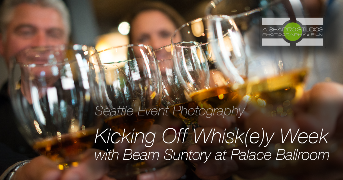 Seattle Event Photography: Whisk(e)y Week Kick-Off with Beam Suntory at Palace Ballroom
